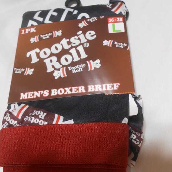 NEW Tootsie Roll Men's sz L 36-38 Boxer Brief Shorts Underwear stocking stuffer - Picture 6 of 9